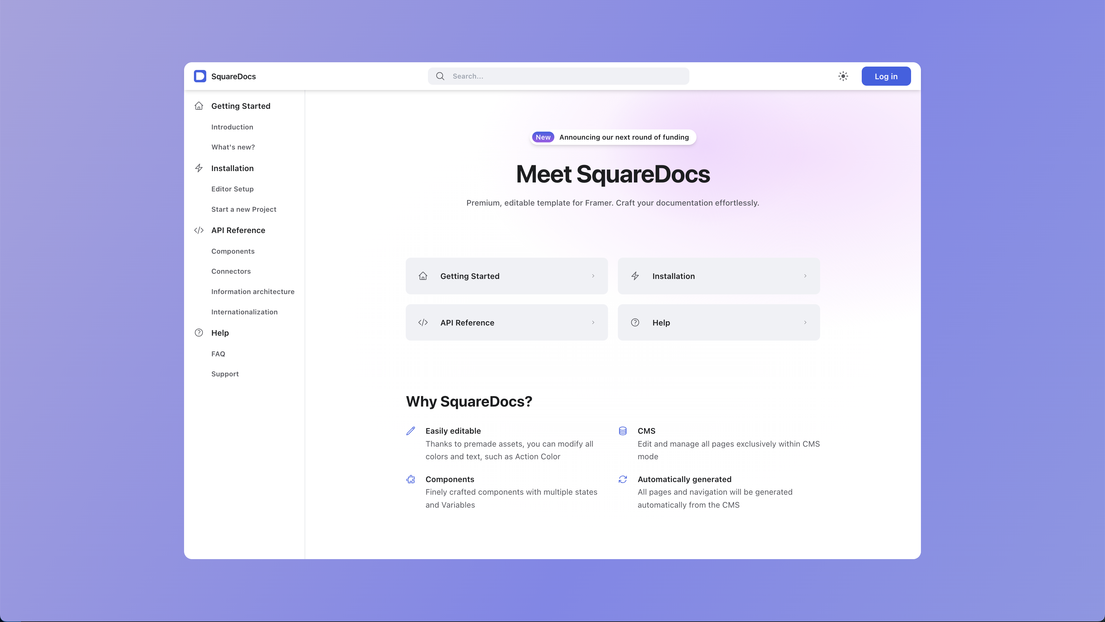 SquareDocs Design